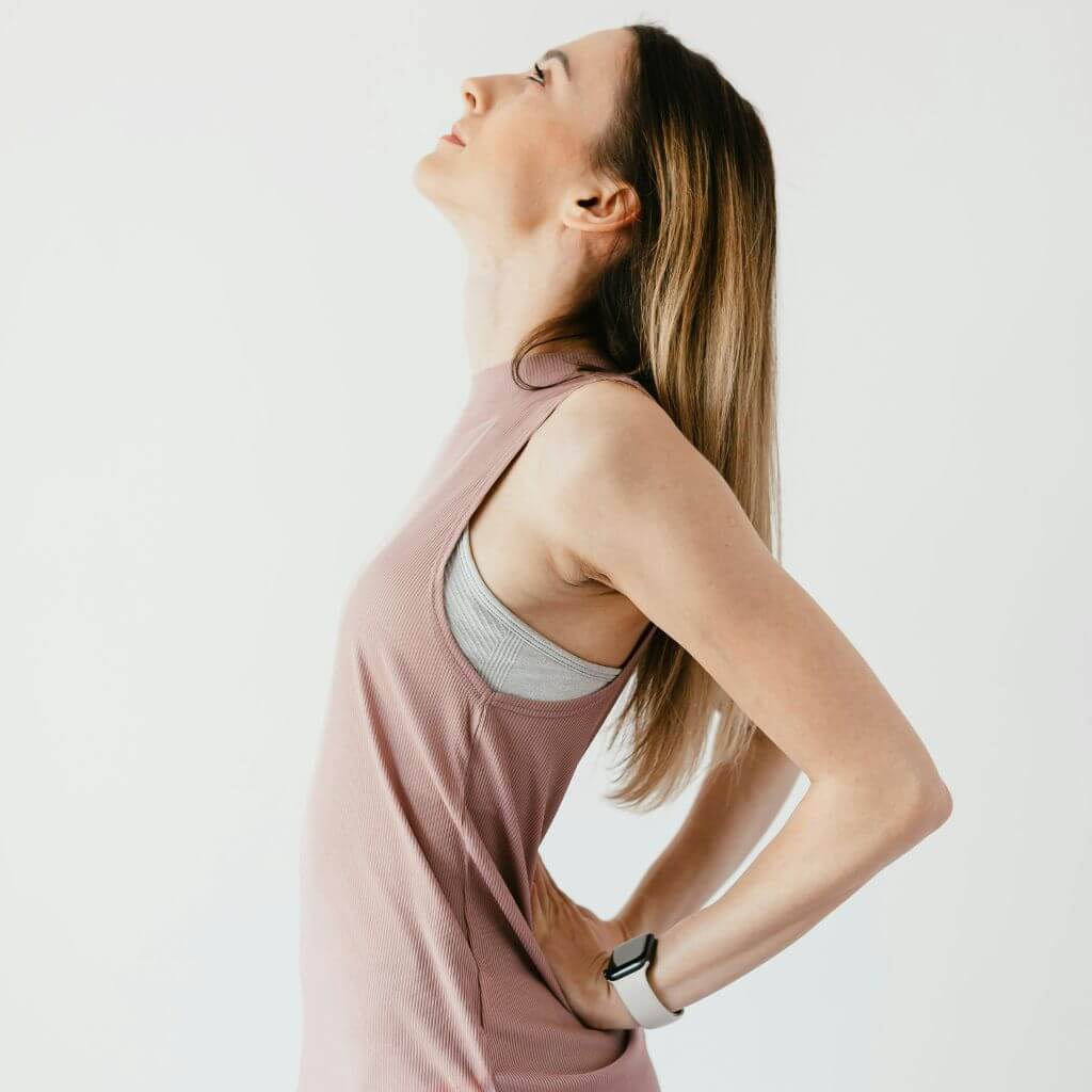 Mujer con dolor de espalda